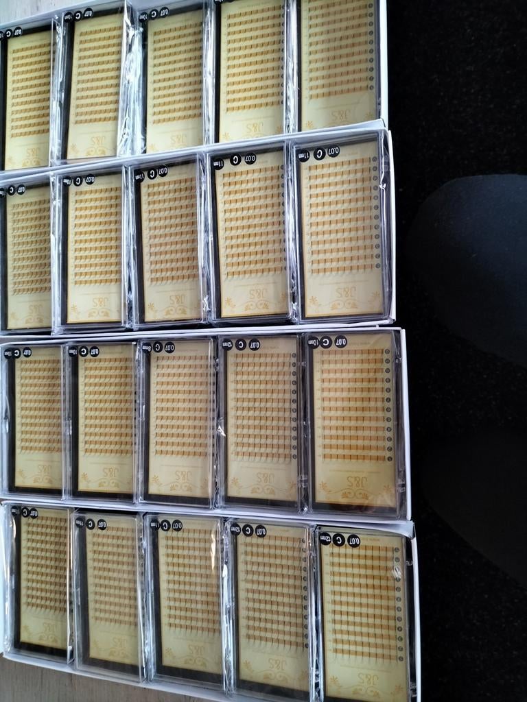 Wimperextensions 3D,4D,5D wimpers 54 dozen, voorgemaakt, Ophalen