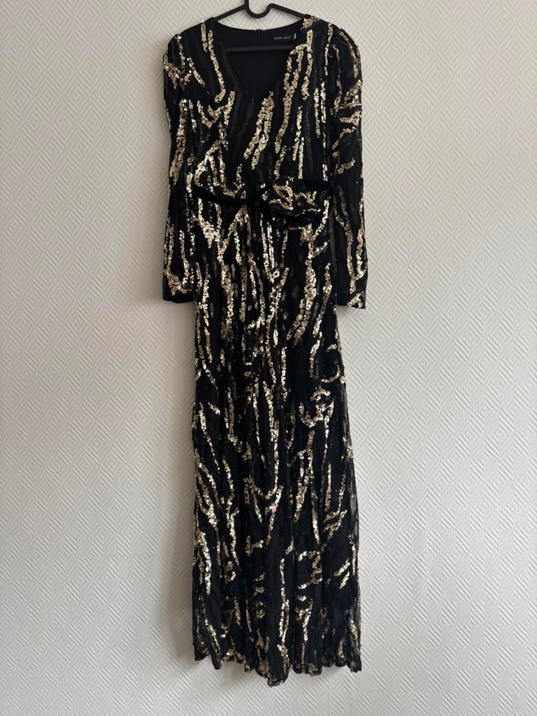 Miss Ord - Zwart/Goud - L, Galajurk, Maat 42/44 (L), Nieuw, Ophalen of Verzenden