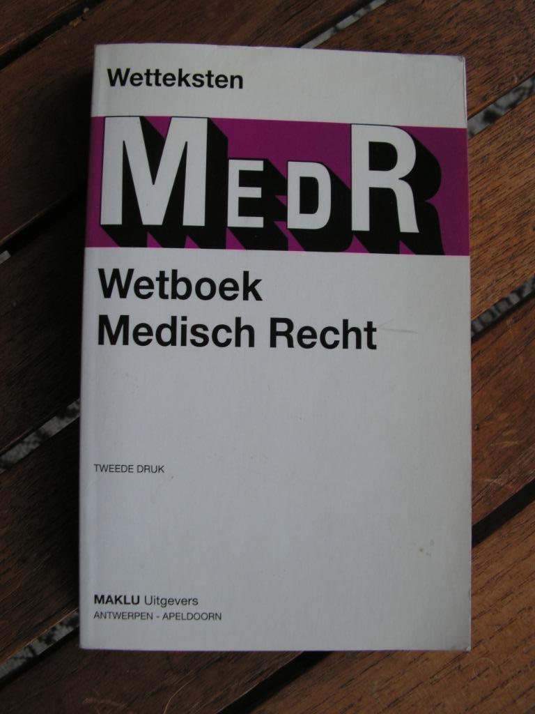 Boek “Wetboek medisch recht” ., Ophalen of Verzenden, Zo goed als nieuw