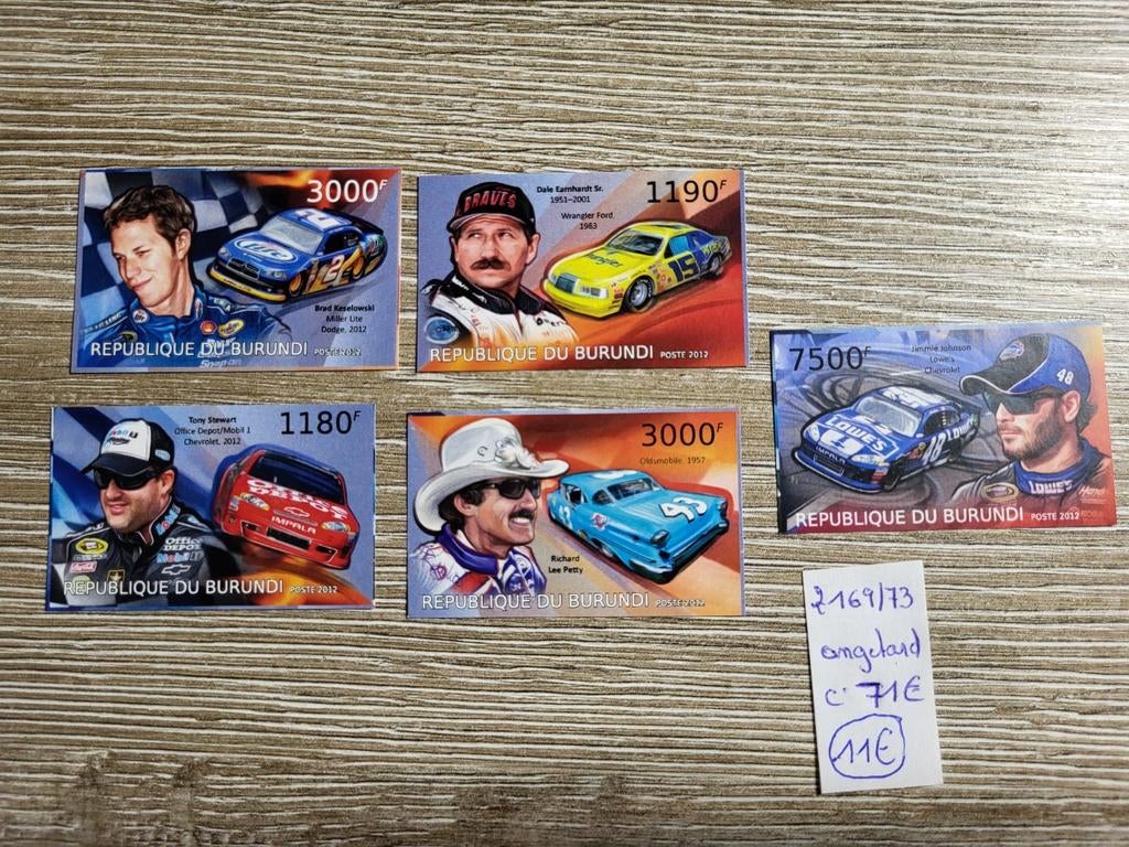 Burundi postfris ongetand, Ophalen of Verzenden, Postfris