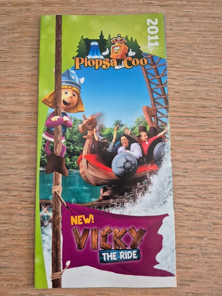 folder Plopsa Coo 2011, Enlèvement ou Envoi, Comme neuf