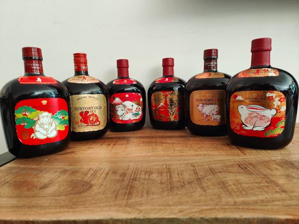 Série Zodiac, Suntory Old Whisky Edition limitée 6 bouteille, Collections, Neuf, Autres régions, Enlèvement ou Envoi, Pleine