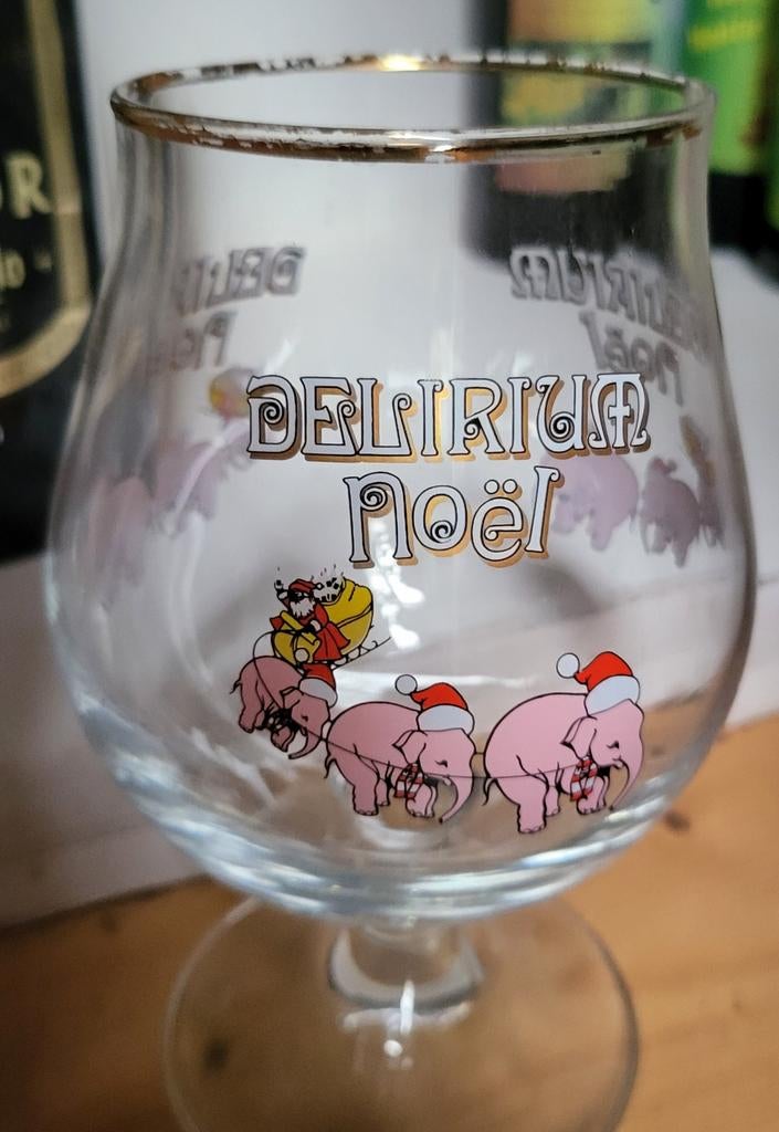 Verre à bière Delirium Noël, Collections, Marques de bière, Enlèvement ou Envoi
