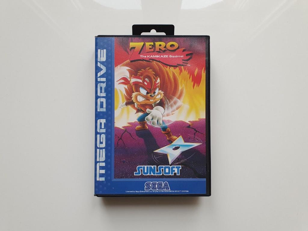 Sega Megadrive Zero the Kamikaze Squirrel, Consoles de jeu & Jeux vidéo, Enlèvement ou Envoi, Comme neuf