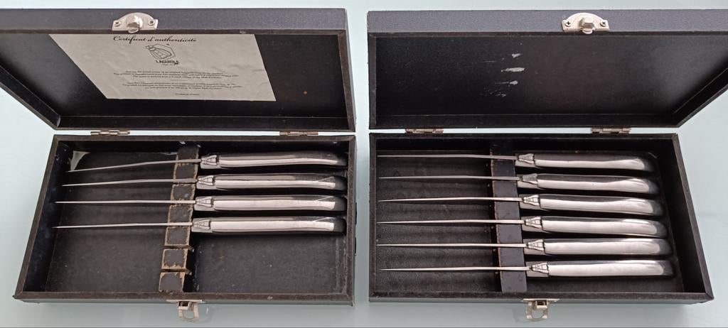 Couteaux Laguiole, Enlèvement ou Envoi, Utilisé, Inox ou Chrome, Ensemble de couverts