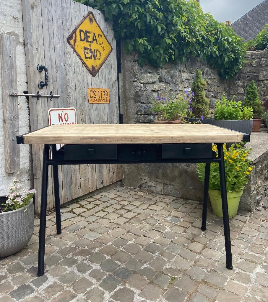 bureau industriel, Maison & Meubles, Enlèvement, Comme neuf