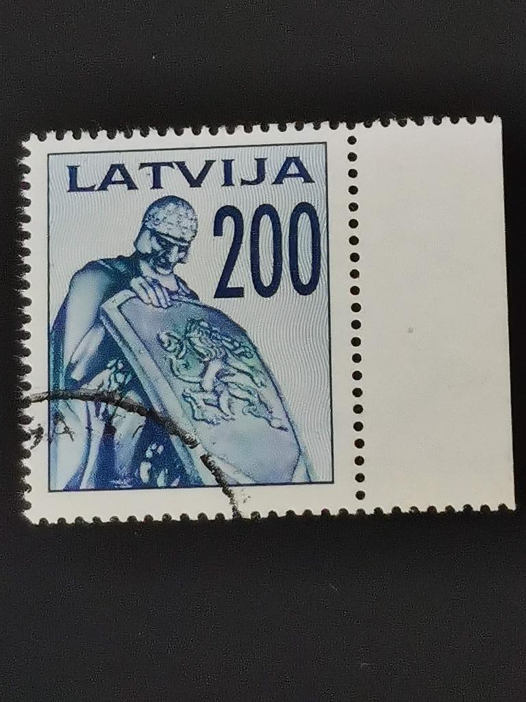 Lettonie 1992 - Chevalier du Monument de la Liberté à Riga, Enlèvement ou Envoi, Autres pays, Affranchi