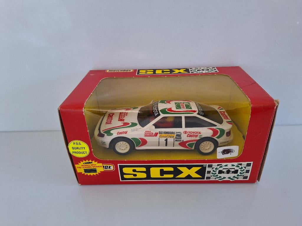 Scx Toyota Celica Castrol Rally Montecarlo Met Licht 8373, Kinderen en Baby's, Speelgoed | Racebanen, Nieuw, Racebaan, Elektrisch
