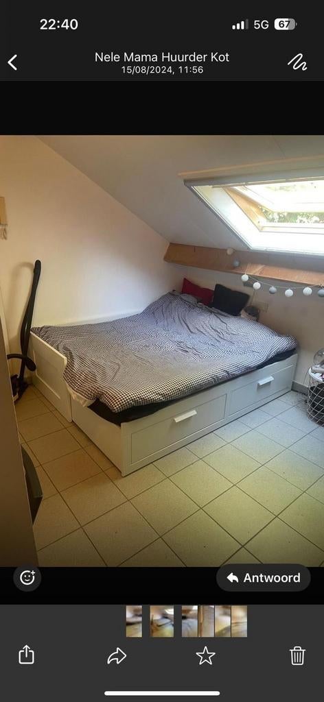 Bed, Huis en Inrichting, Slaapkamer | Bedden, Ophalen