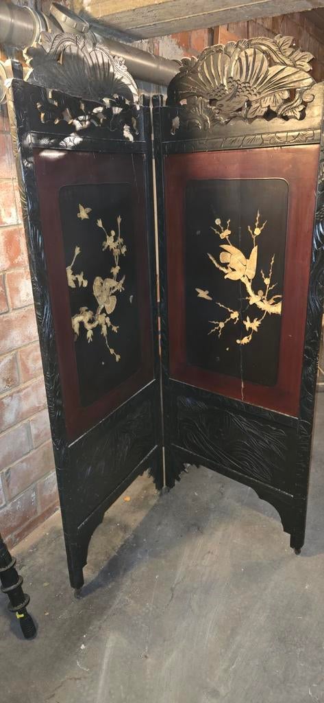 Paravent chinois, Enlèvement