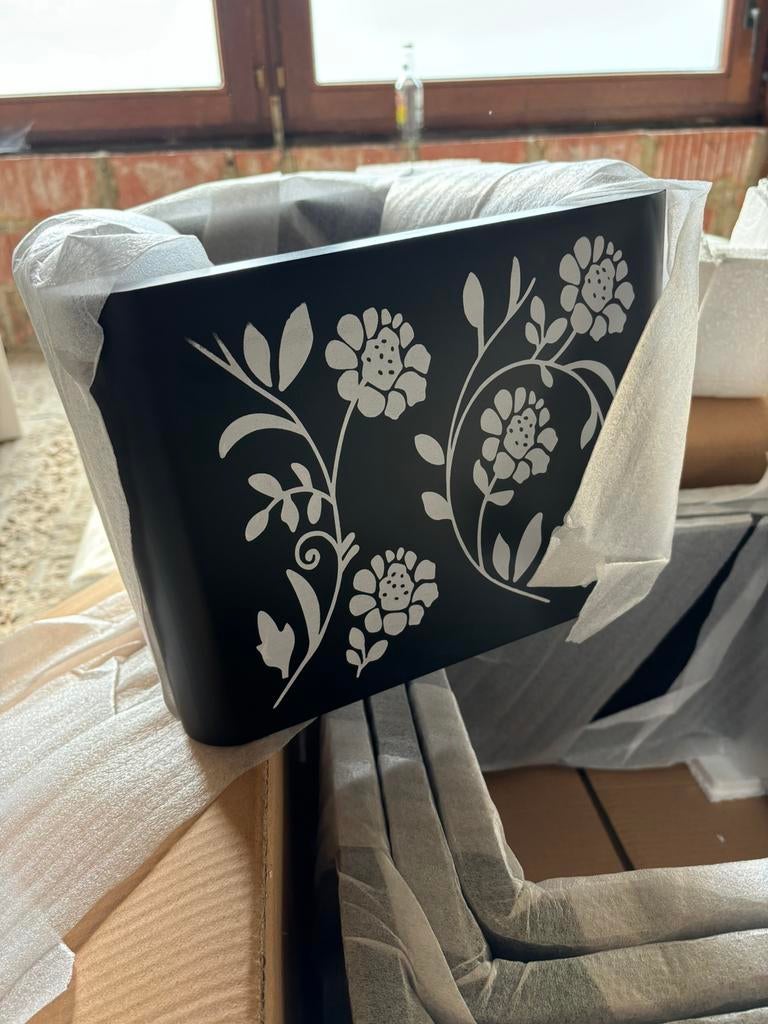 Étagère murale cubique rétro - motif floral - cube - Casibel, Maison & Meubles, Enlèvement ou Envoi, Neuf