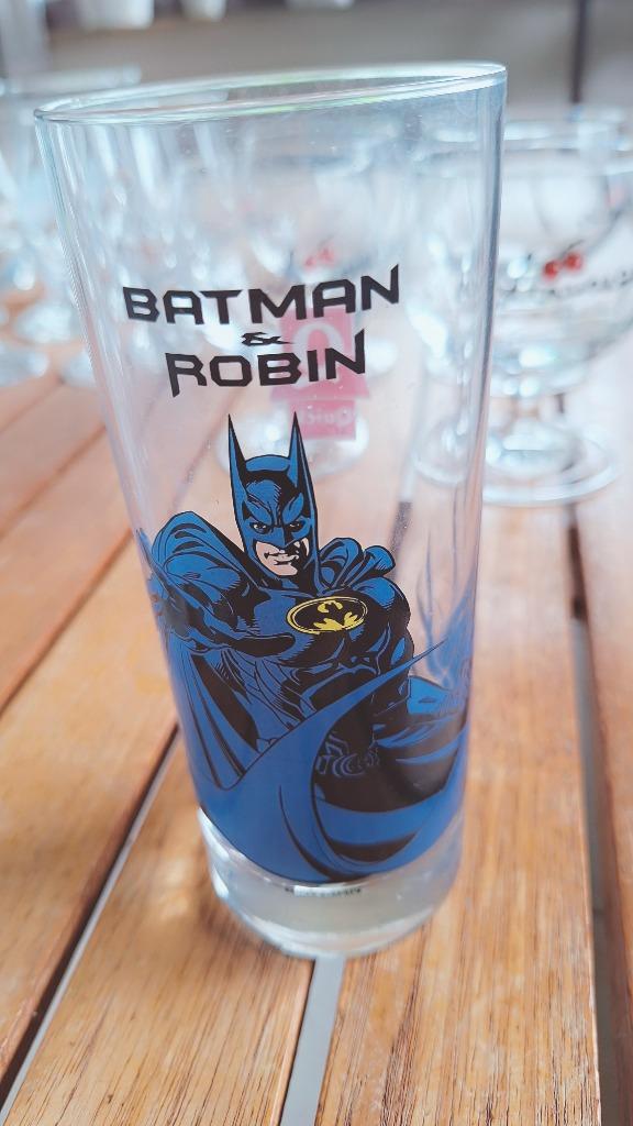 Verre Quick « Batman — Robin »., Collections, Enlèvement ou Envoi, Comme neuf, Verre à soda