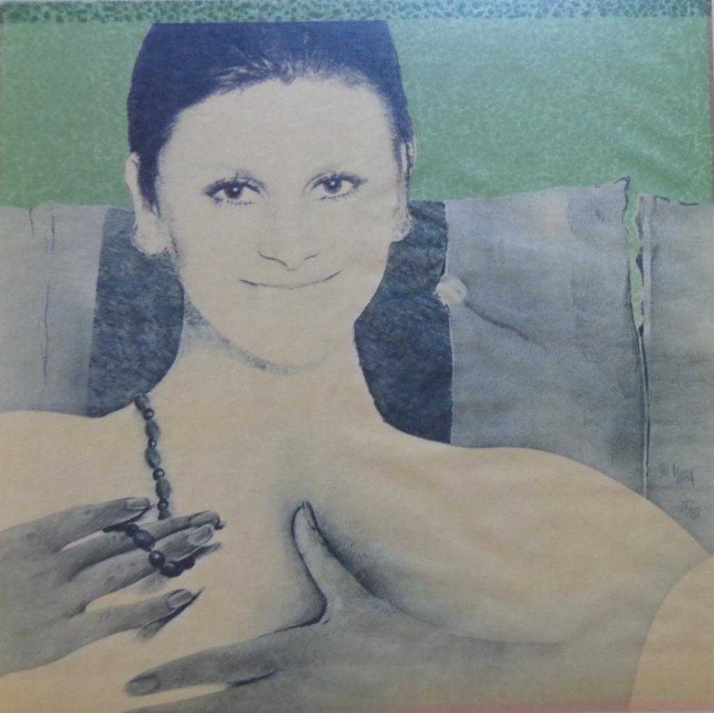 POL MARA / NAAKTE VROUW / KLEURLITHO / 37x37cm / SIG, Antiquités & Art, Art | Lithographies & Sérigraphies, Enlèvement ou Envoi