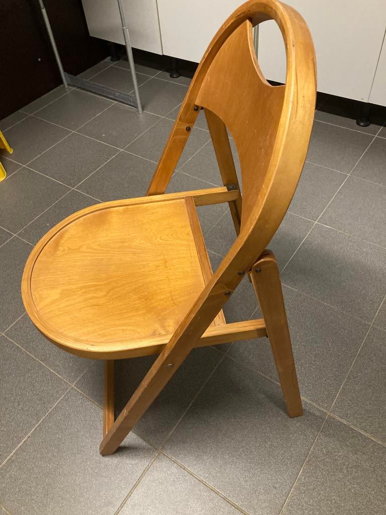 Vouwstoel vintage hout, Huis en Inrichting, Stoelen, Ophalen, Gebruikt, Hout