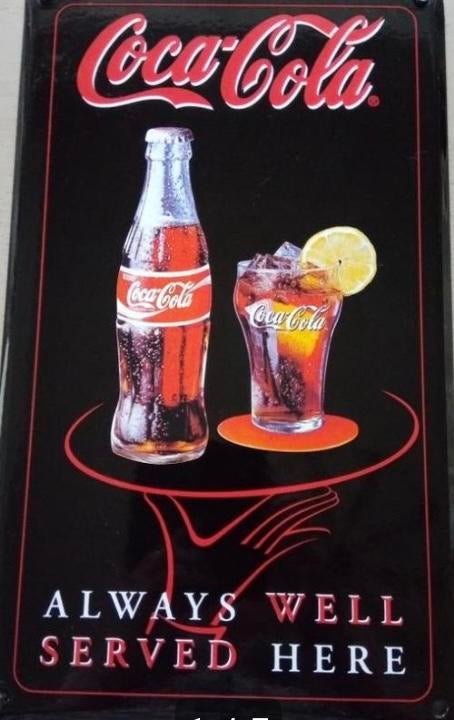 Origineel & Uniek Coca Cola emaille bordje, Collections, Marques & Objets publicitaires, Neuf, Enlèvement ou Envoi