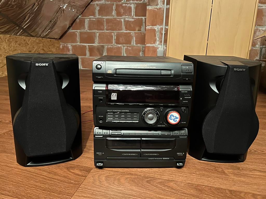 De Sony MHC-RX50 mini-hifi stereo installatie, Enlèvement, Lecteur CD, Sony