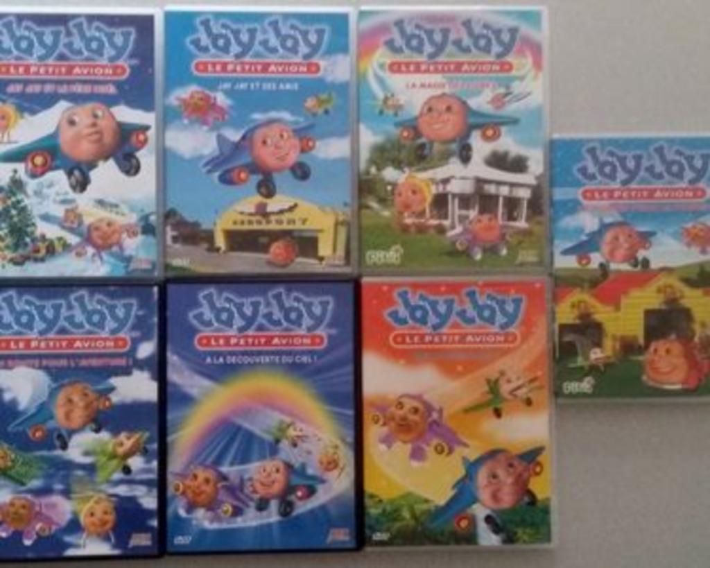 Collection de DVD pour enfant " Jay Jay ", CD & DVD, À partir de 6 ans, Comme neuf, Enlèvement, Éducatif