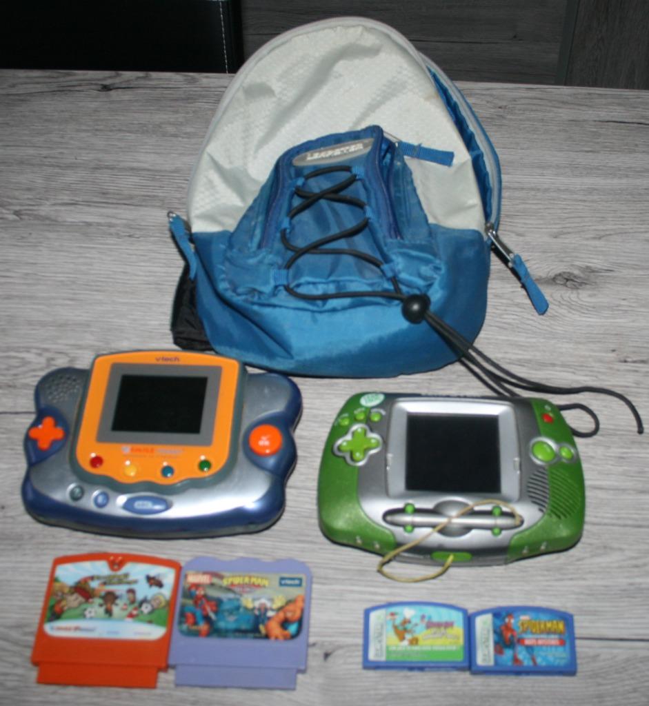 Vtech pocket+leapster+sacoche+4 jeux, Enfants & Bébés, Enlèvement, Utilisé