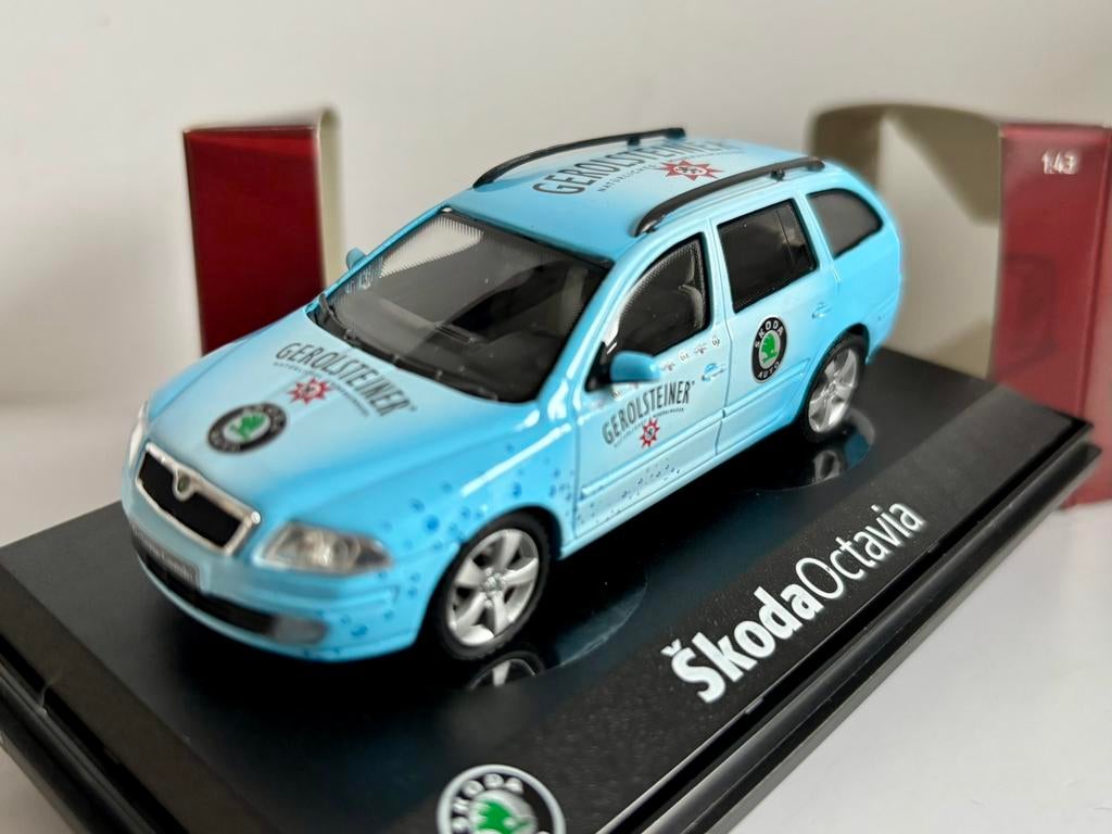 1:43  Skoda Octavia -  Gerolsteiner, Ophalen of Verzenden, Zo goed als nieuw