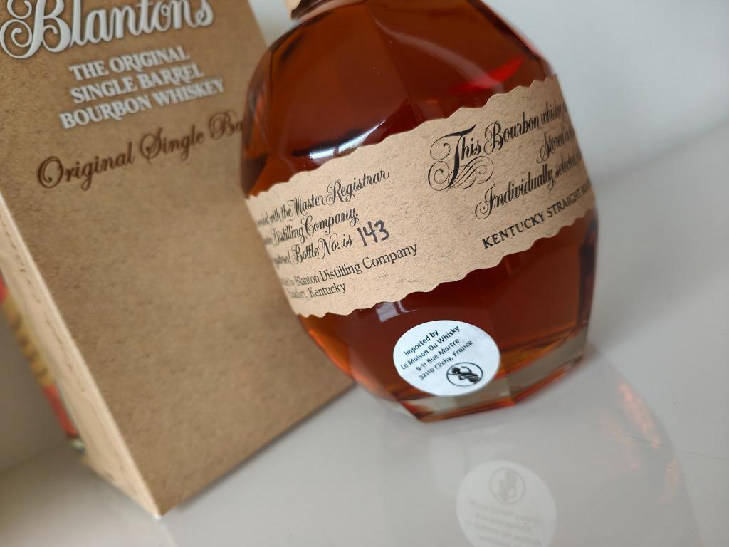Blanton's Original, LMDW, Bottle 143, Barrel 725, Stopper"S", Overige typen, Nieuw, Ophalen of Verzenden, Noord-Amerika