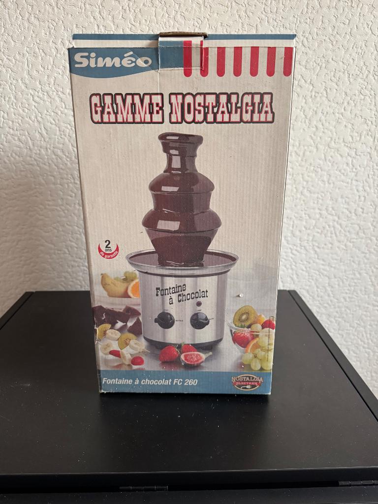 Fontaine à chocolat, Enlèvement, Neuf