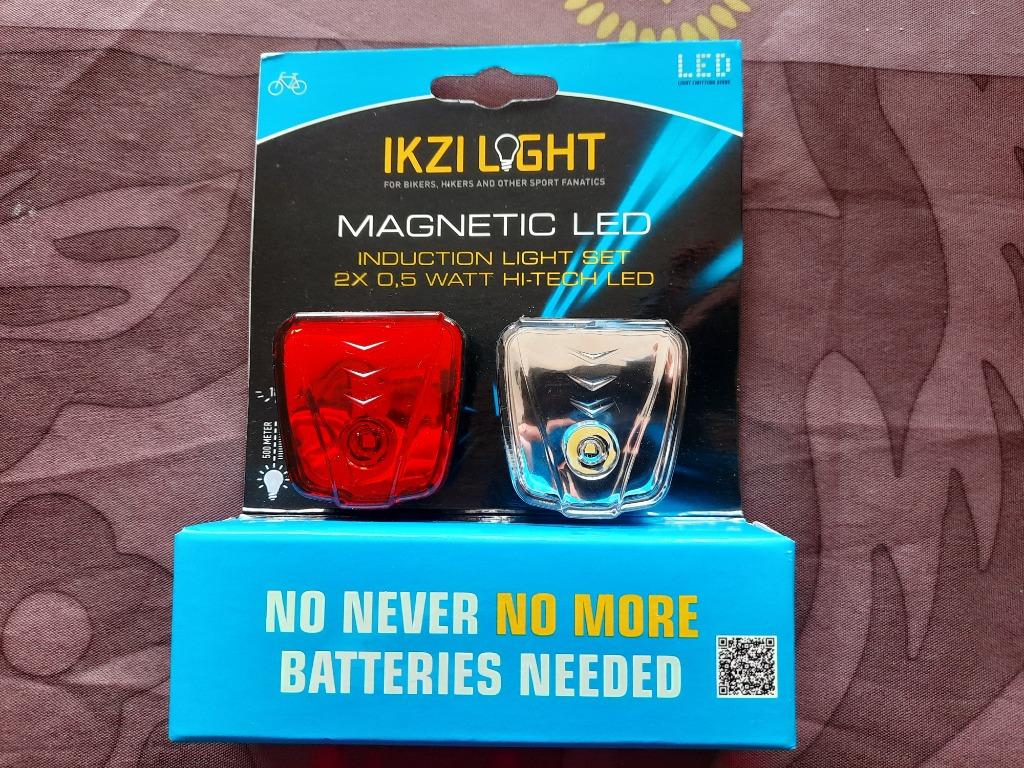 fietsverlichting, Fietsen en Brommers, Fietsaccessoires | Fietsverlichting, Ophalen, Waterbestendig, Verlichtingsset