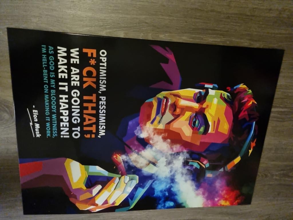 Displate 67.5x48cm, Ophalen of Verzenden, Gebruikt