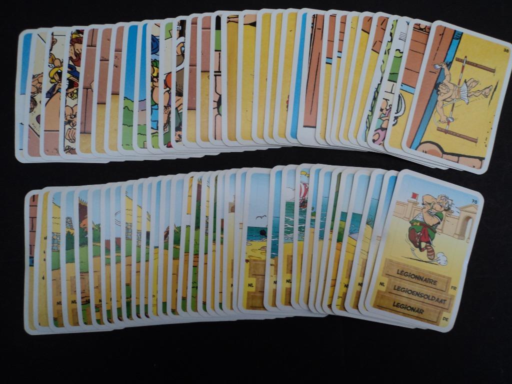64 cartes Astérix Cora/ Match/ Delhaize, Verzamelen, Stripfiguren, Zo goed als nieuw, Plaatje, Poster of Sticker, Asterix en Obelix