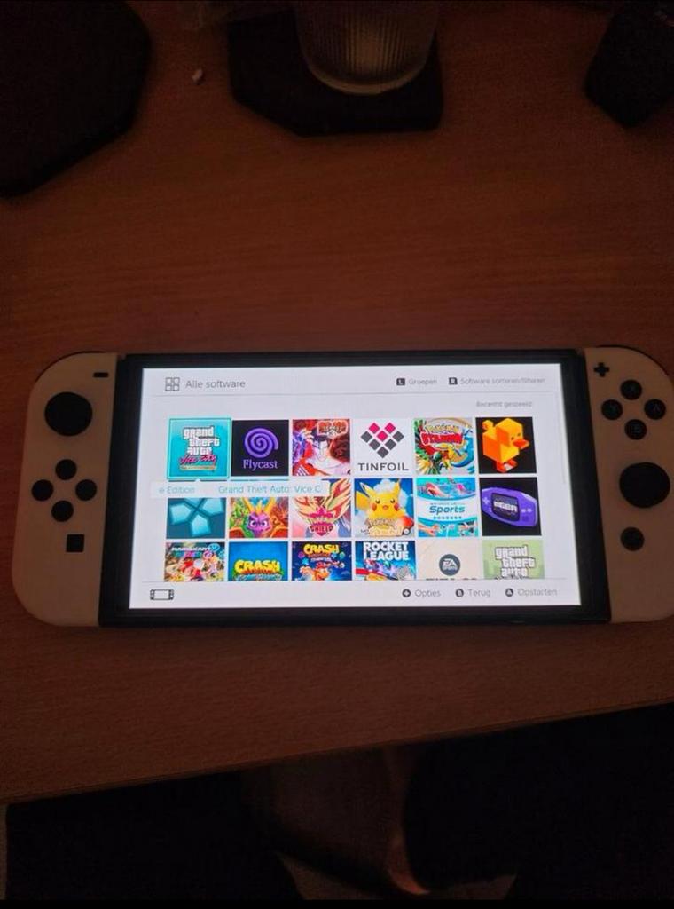 Nintendo switch met modchip, Zonder controller, Ophalen, Switch 2019 Upgrade, Gebruikt