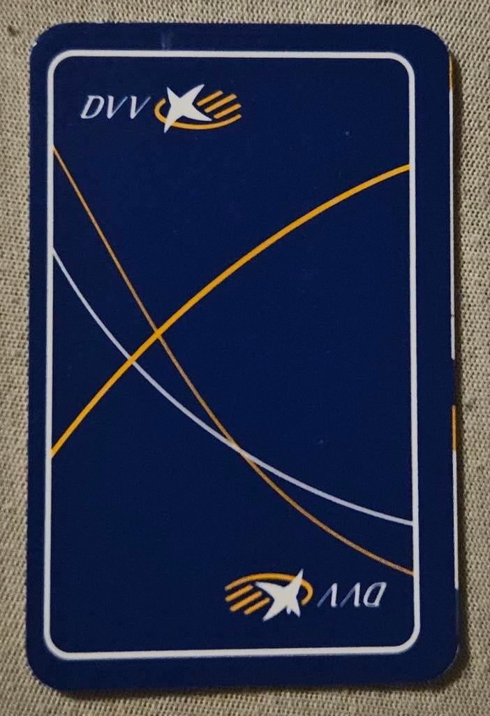 DVV joker speelkaart
Dit is een joker van de spe, Ophalen of Verzenden, Zo goed als nieuw, Speelkaart(en)