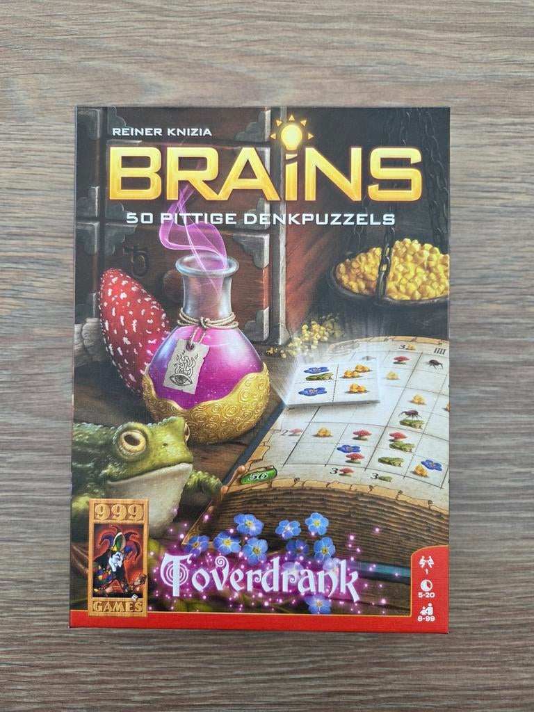 Denkspel Brains Toverdrank, Een of twee spelers, Ophalen, Nieuw, 999 Games