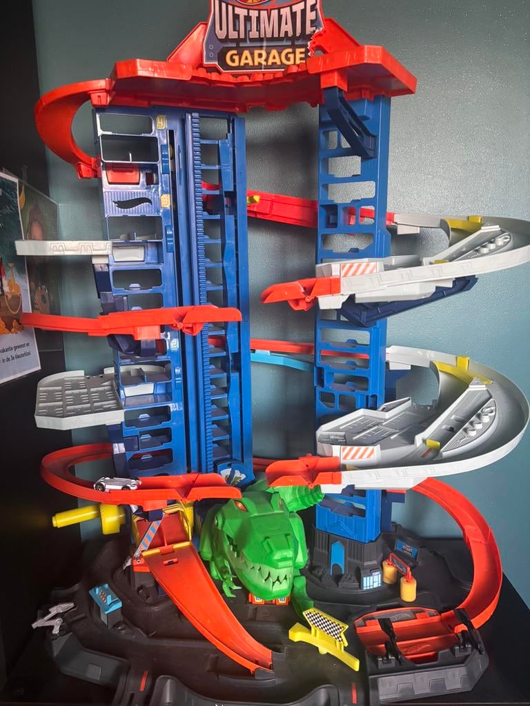 Hotwheels lot, Ophalen, Zo goed als nieuw, Racebaan, Hot Wheels