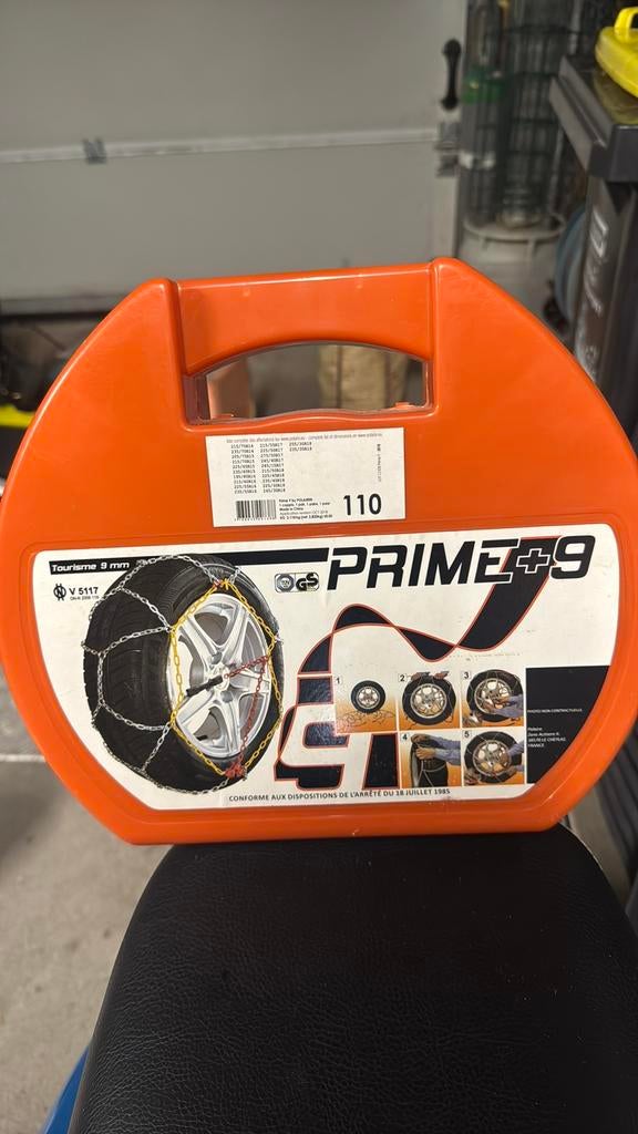 Chaîne à neige, Enlèvement, Utilisé