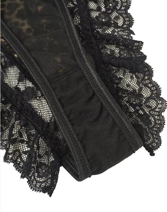 Body vintage sexy en dentelle à motif léopard, Vêtements | Femmes, Sous-vêtements & Lingerie, Enlèvement ou Envoi, Autres couleurs