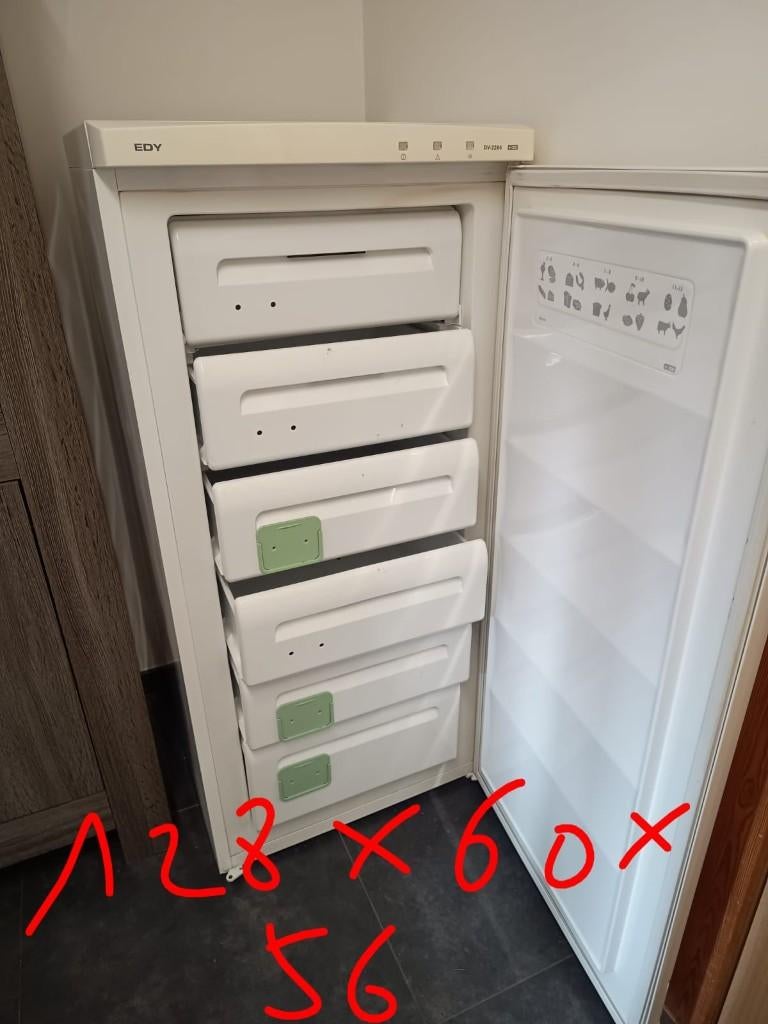 congélateur, Congélateur, 120 à 140 cm, Enlèvement, Utilisé