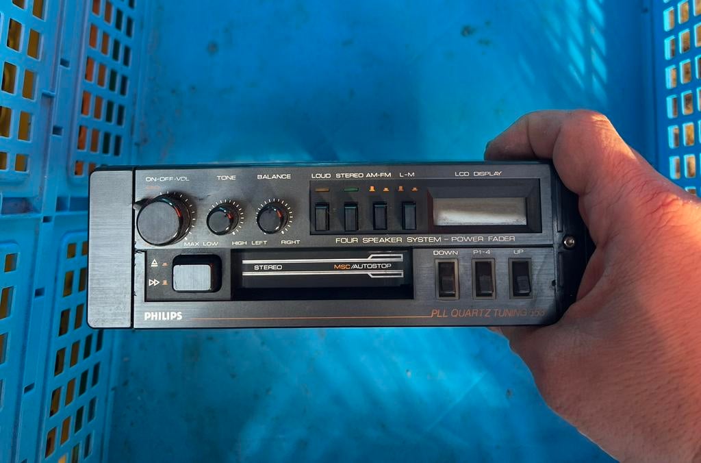 philips pll quartz tuning 553, Auto diversen, Autoradio's, Ophalen of Verzenden, Gebruikt