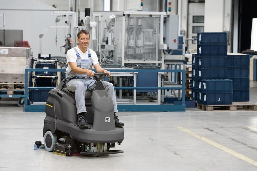 Kärcher B90R Professionele schrobmachine *slechts 504 uren!!, Ophalen, Gebruikt, Schrobmachine