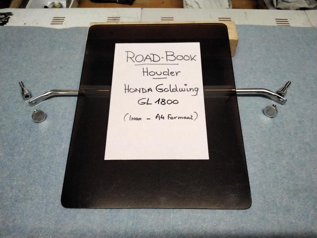 GOLDWING GL1800 : Routeblad-/Roadbookhouder , Inox, Motoren, Accessoires | Navigatiesystemen, Ophalen of Verzenden, Zo goed als nieuw