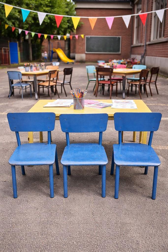 Lot de 22 petites Chaises pour Enfants Colorées - 40€, Articles professionnels, Enlèvement ou Envoi