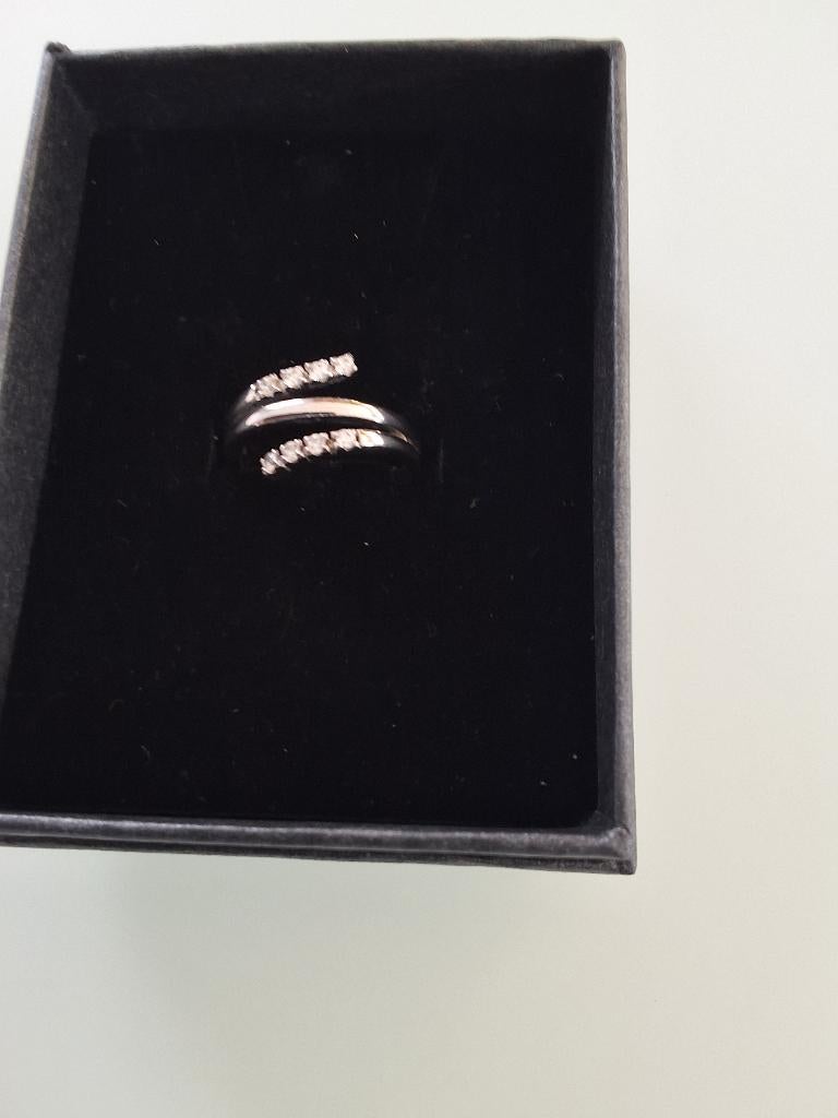 Ring, Bijoux, Sacs & Beauté, Bagues, Comme neuf, Enlèvement, Argent, Autres matériaux