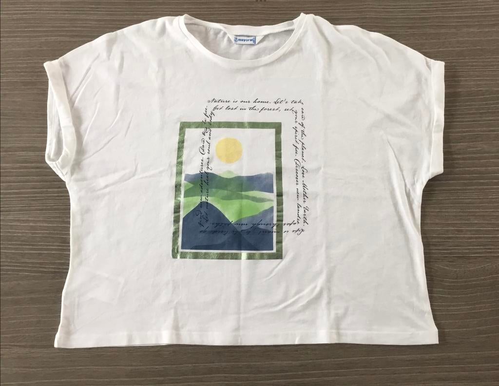 Mayoral, t-shirt maat 16, Ophalen of Verzenden, Zo goed als nieuw