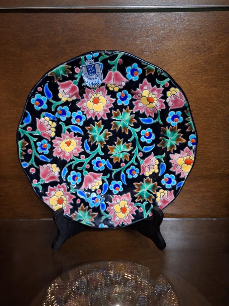 Assiette longwy émaux, Antiquités & Art, Enlèvement