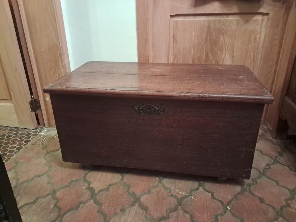 Coffre ancien – Style Rustique / Néo-classique, Moins de 50 cm, 50 à 100 cm, Comme neuf, Enlèvement