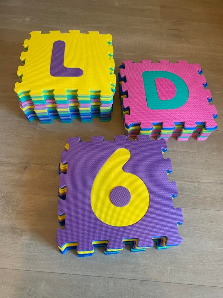 Puzzeltegels Letters, Ophalen, Gebruikt