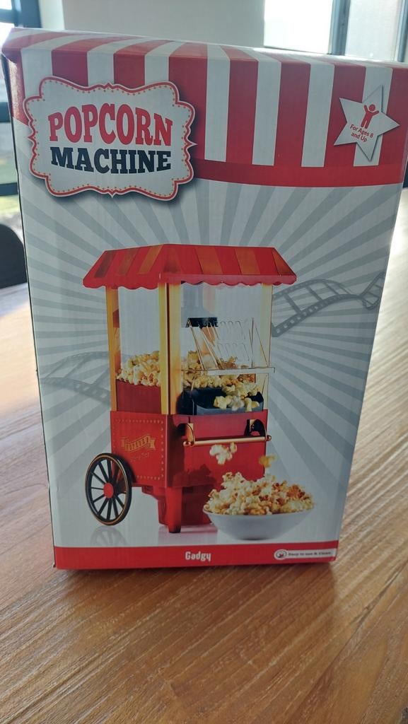 Zelfmaak popcornmachine, Ophalen