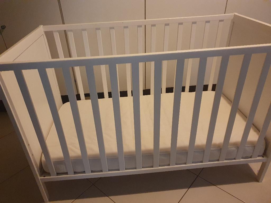 babybed, Ophalen, Zo goed als nieuw, Minder dan 140 cm, Matras