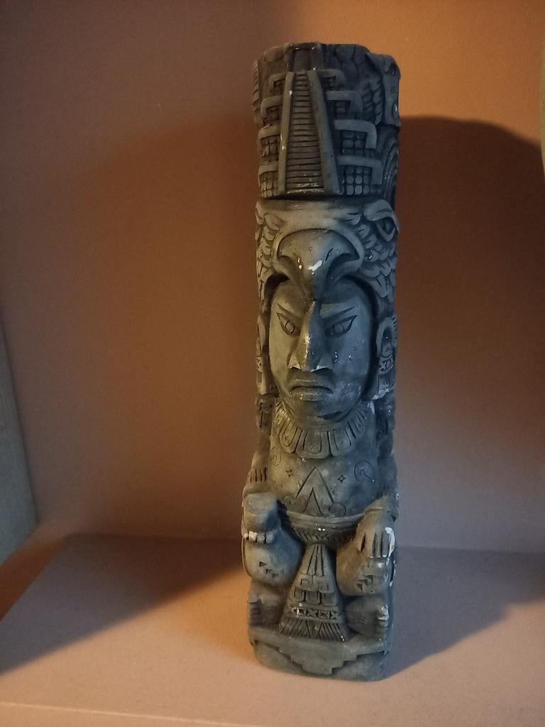 Stenen indianen beeld, Ophalen of Verzenden