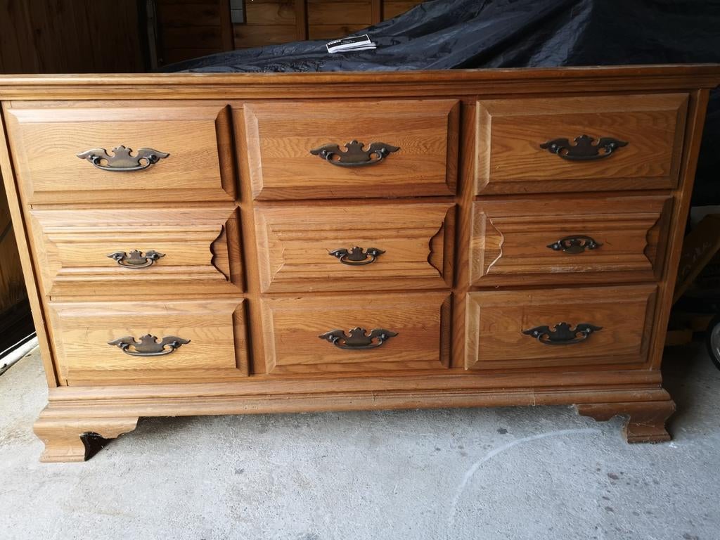 Commode 9 tiroirs., Maison & Meubles