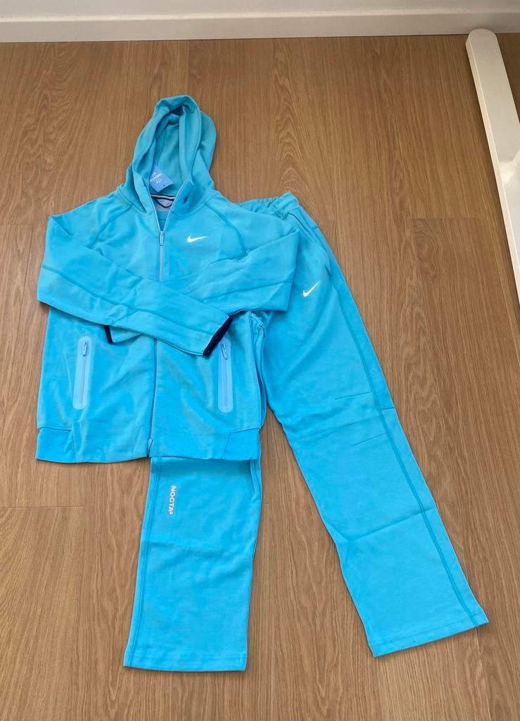 Nike nocta blauwe set, Ophalen of Verzenden, Zo goed als nieuw, Blauw