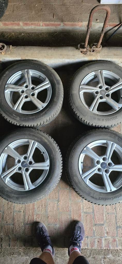 Kit Ford puma origine avec pneus presque neufs, Pneus et Jantes, Pneus hiver, 16 pouces, 205 mm